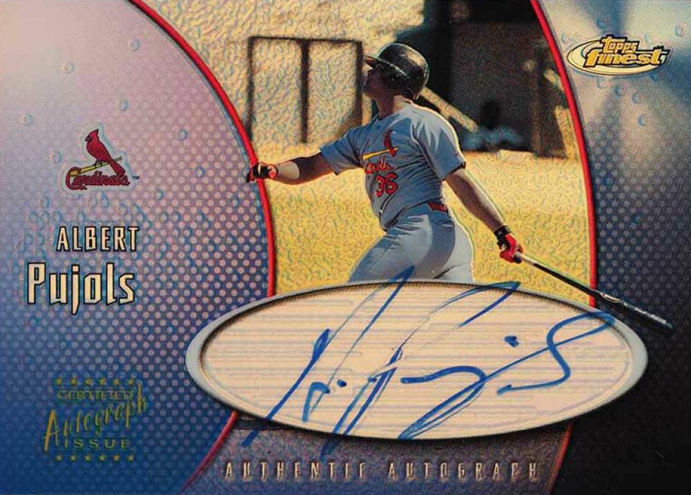 2001 Finest Autographs Albert Pujols #AP Baseball Card