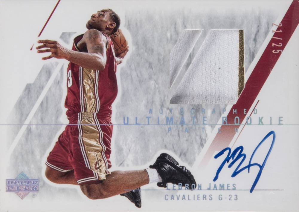 2003 Ultimate Collection  LeBron James #127-P Basketball Card