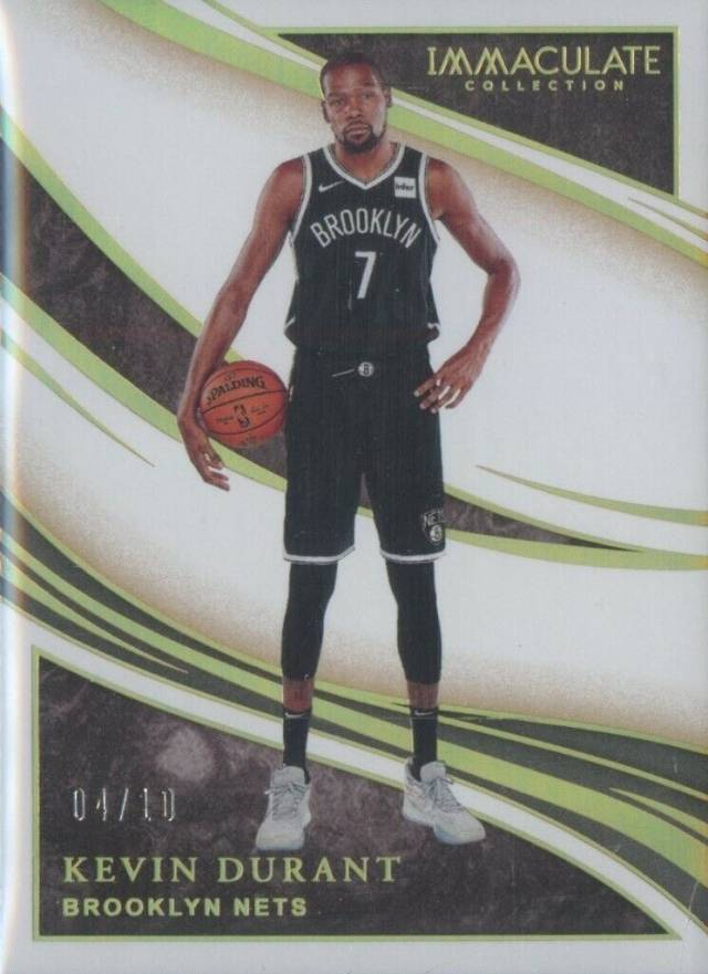 2019 Panini Immaculate Collection Kevin Durant #77 Basketball Card
