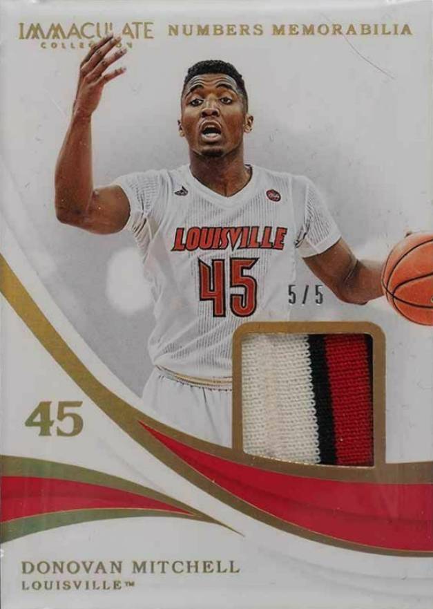 2019 Panini Immaculate Collection Donovan Mitchell #21 Basketball Card