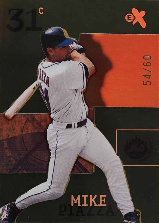 2003 Fleer E-X Mike Piazza #43 Baseball Card