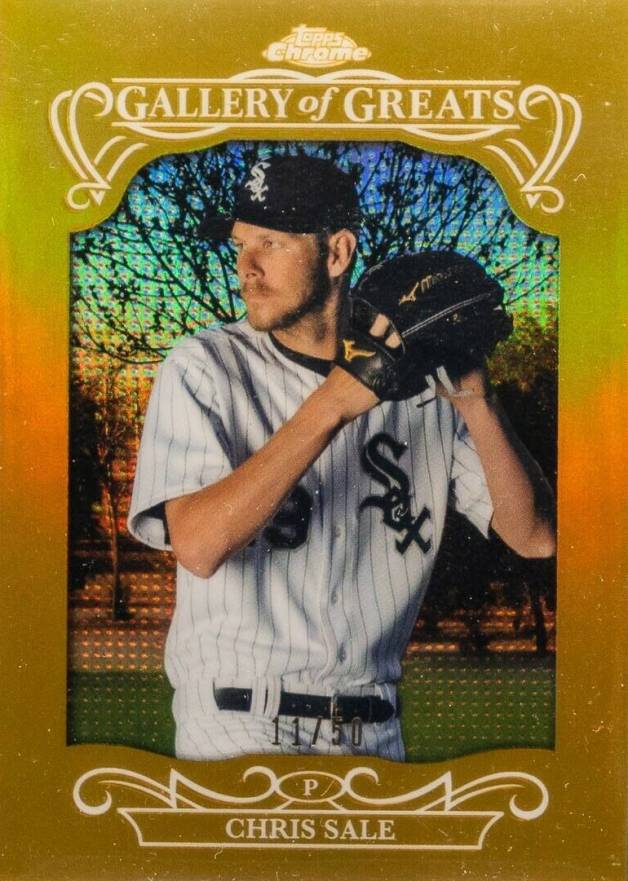 2015 Topps Chrome Gallery of Greats Chris Sale #GGR14 Baseball Card