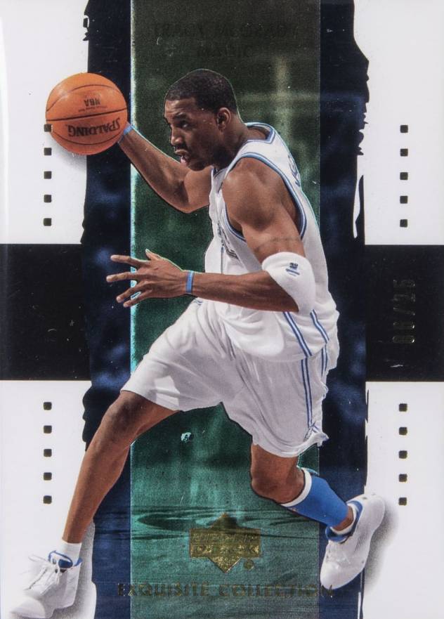 2003 Upper Deck Exquisite Collection Tracy McGrady #28 Basketball Card