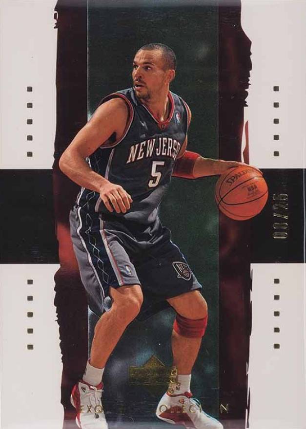 2003 Upper Deck Exquisite Collection Jason Kidd #23 Basketball Card
