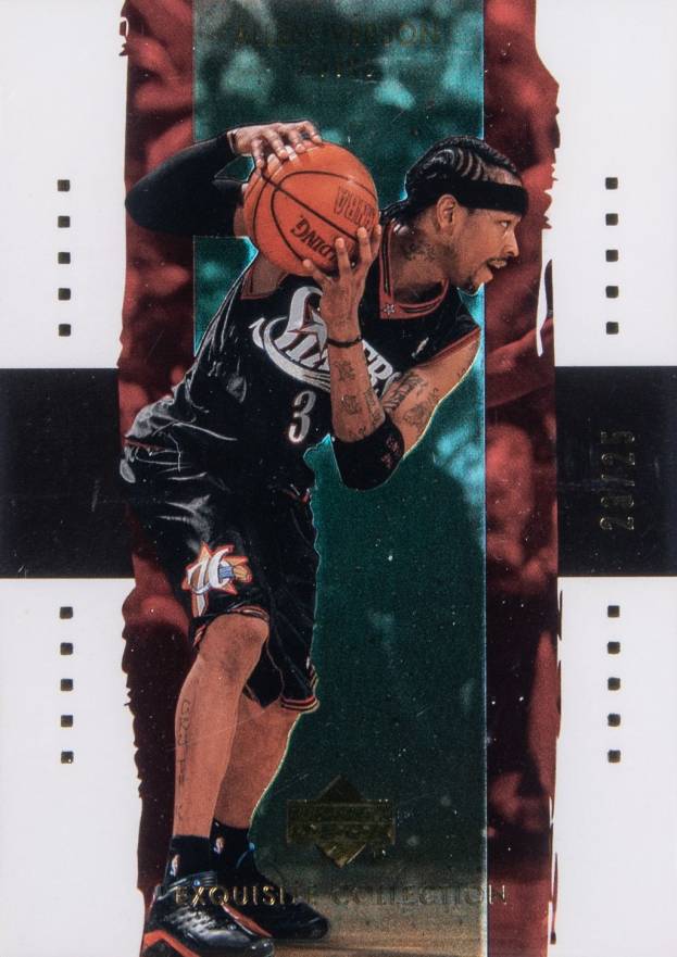 2003 Upper Deck Exquisite Collection Allen Iverson #29 Basketball Card