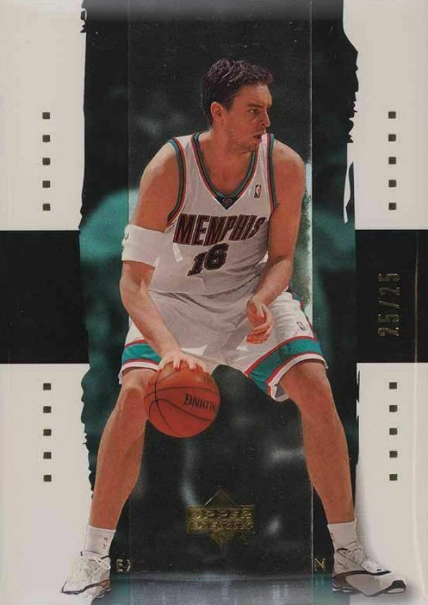 2003 Upper Deck Exquisite Collection Pau Gasol #18 Basketball Card