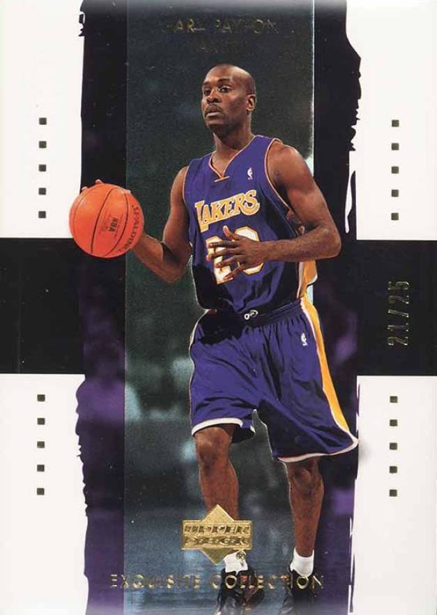 2003 Upper Deck Exquisite Collection Gary Payton #16 Basketball Card