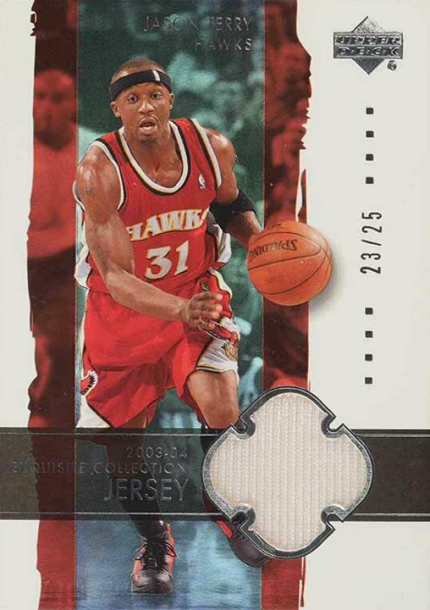 2003 Upper Deck Exquisite Collection Jason Terry #1-J Basketball Card
