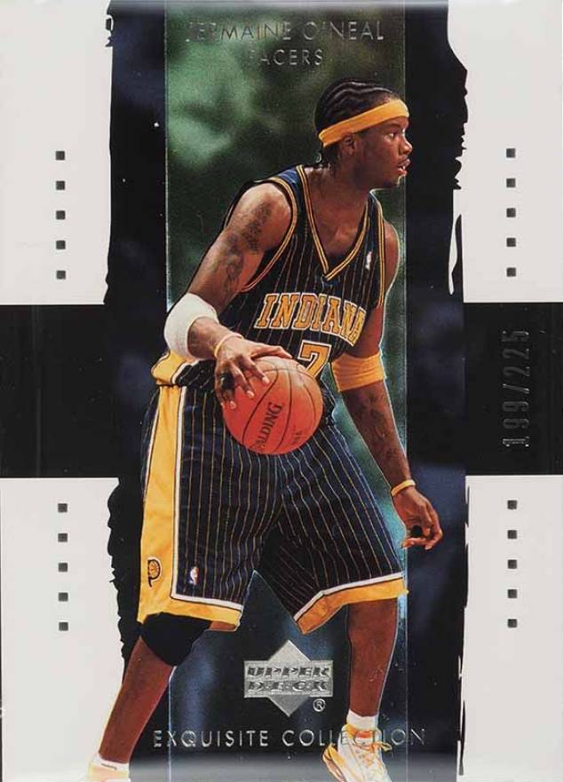 2003 Upper Deck Exquisite Collection Jermaine O'Neal #13 Basketball Card