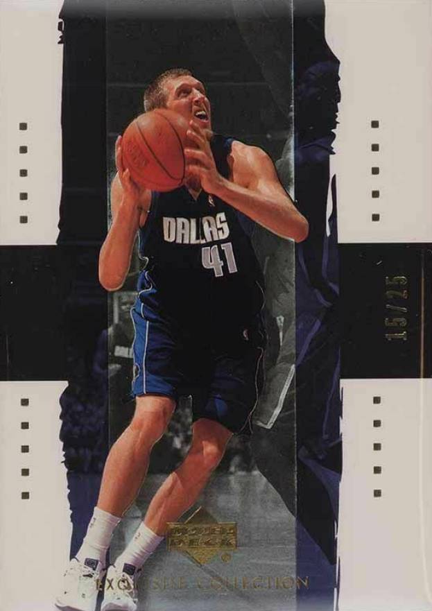 2003 Upper Deck Exquisite Collection Dirk Nowitzki #6 Basketball Card