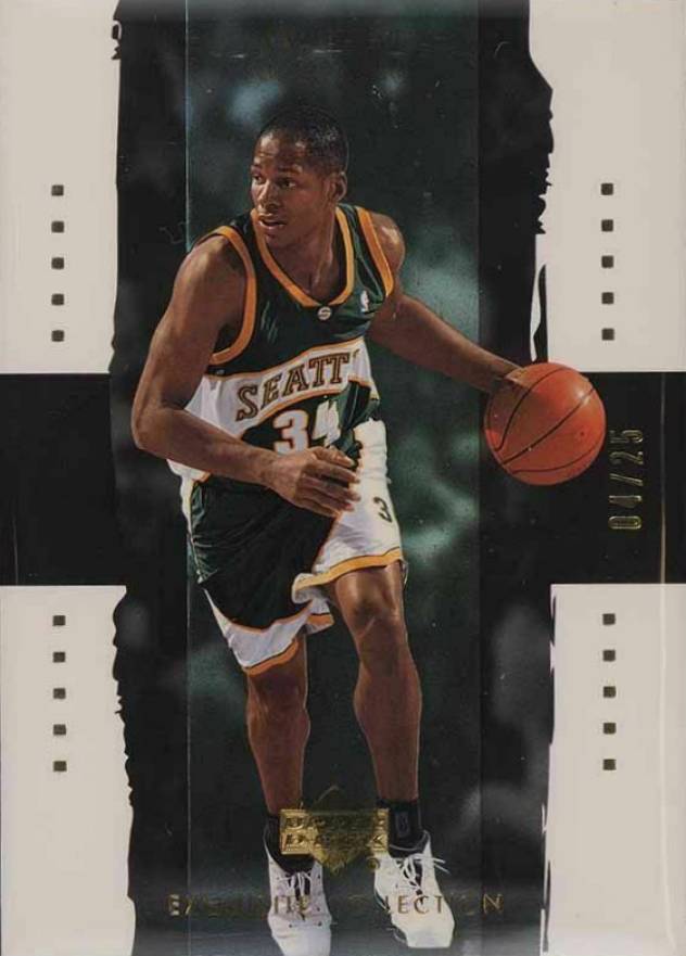 2003 Upper Deck Exquisite Collection Ray Allen #37 Basketball Card