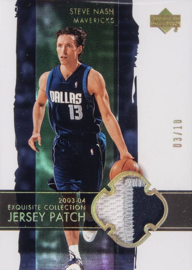 2003 Upper Deck Exquisite Collection Steve Nash #7-P Basketball Card