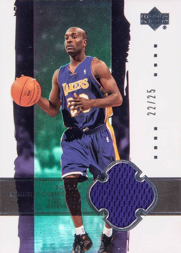 2003 Upper Deck Exquisite Collection Gary Payton #16-J Basketball Card