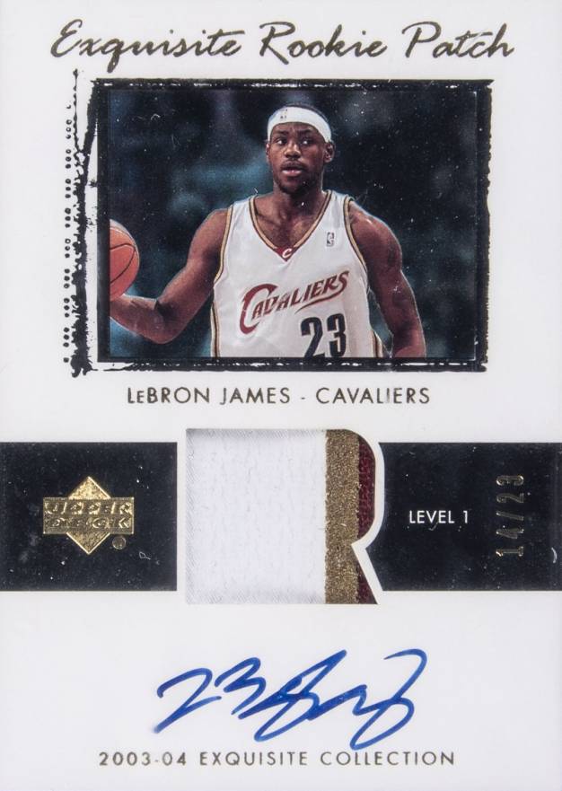2003 Upper Deck Exquisite Collection LeBron James #78 Basketball Card