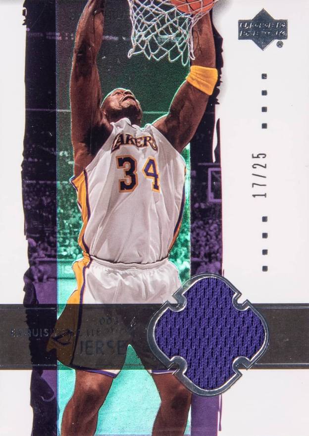 2003 Upper Deck Exquisite Collection Shaquille O'Neal #17-J Basketball Card