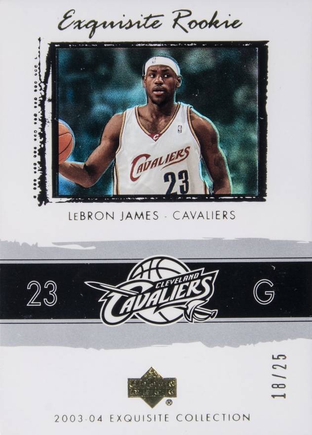 2003 Upper Deck Exquisite Collection LeBron James #78 Basketball Card