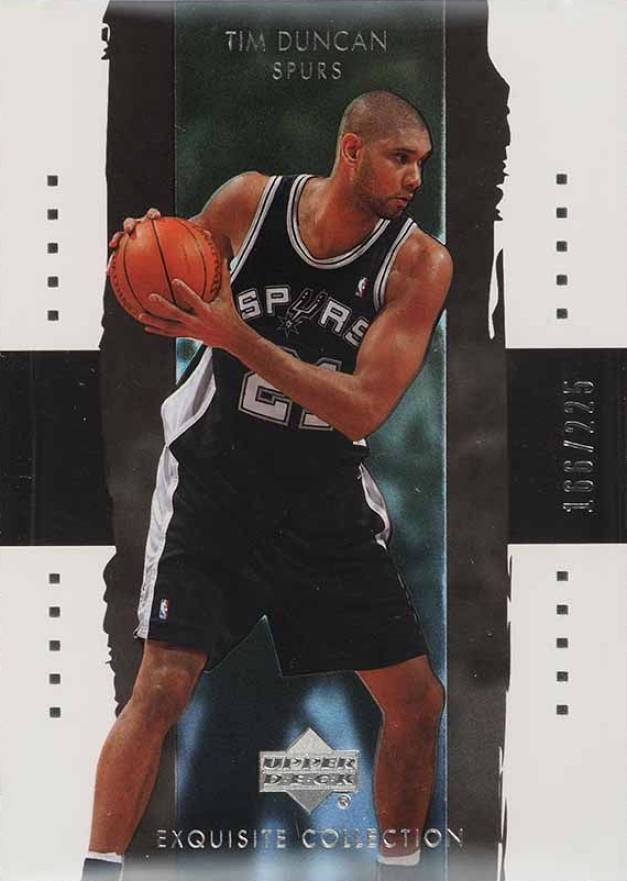 2003 Upper Deck Exquisite Collection Tim Duncan #35 Basketball Card