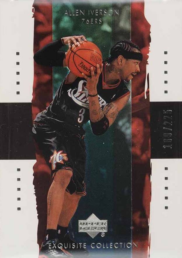 2003 Upper Deck Exquisite Collection Allen Iverson #29 Basketball Card