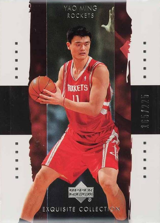 2003 Upper Deck Exquisite Collection Yao Ming #12 Basketball Card