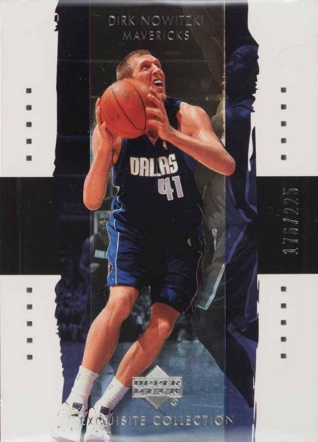 2003 Upper Deck Exquisite Collection Dirk Nowitzki #6 Basketball Card