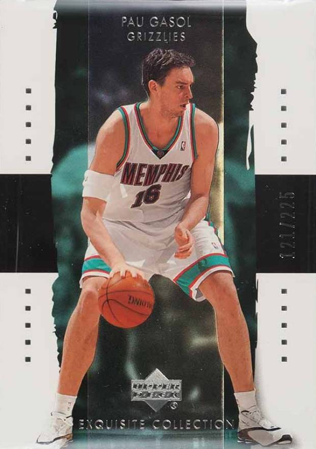 2003 Upper Deck Exquisite Collection Pau Gasol #18 Basketball Card