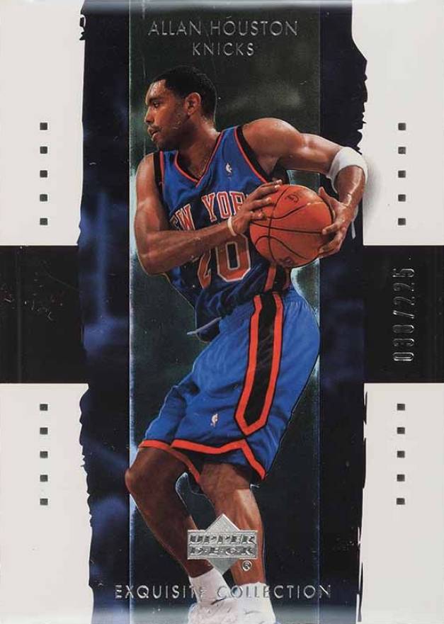 2003 Upper Deck Exquisite Collection Allan Houston #26 Basketball Card