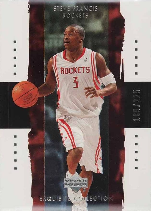 2003 Upper Deck Exquisite Collection Steve Francis #11 Basketball Card