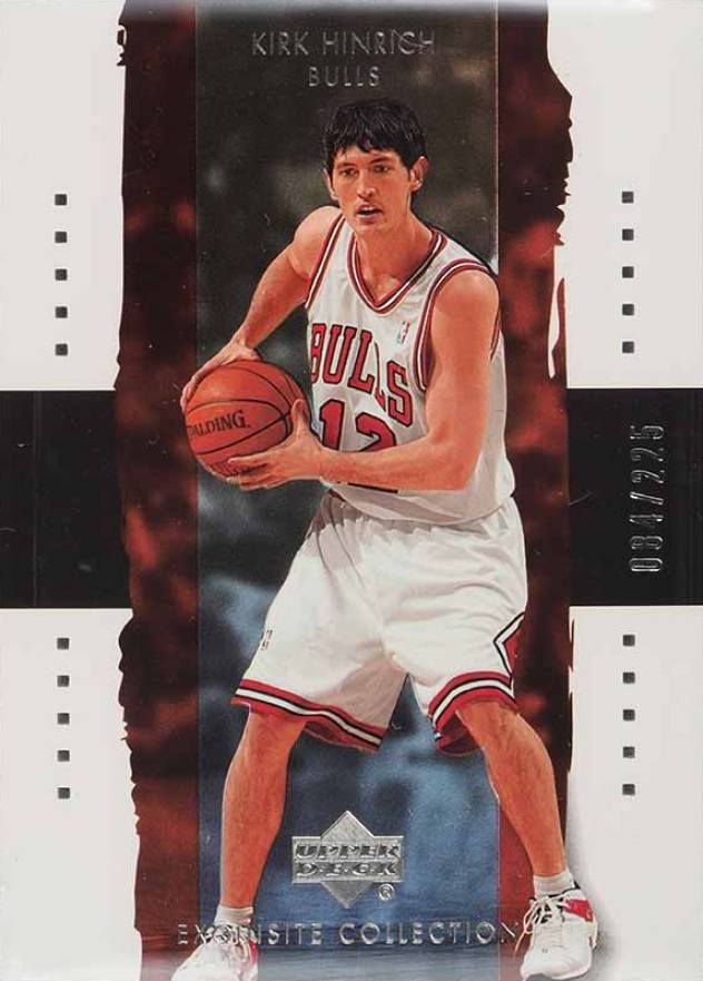 2003 Upper Deck Exquisite Collection Kirk Hinrich #4 Basketball Card
