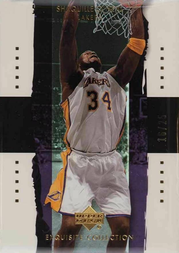 2003 Upper Deck Exquisite Collection Shaquille O'Neal #17 Basketball Card