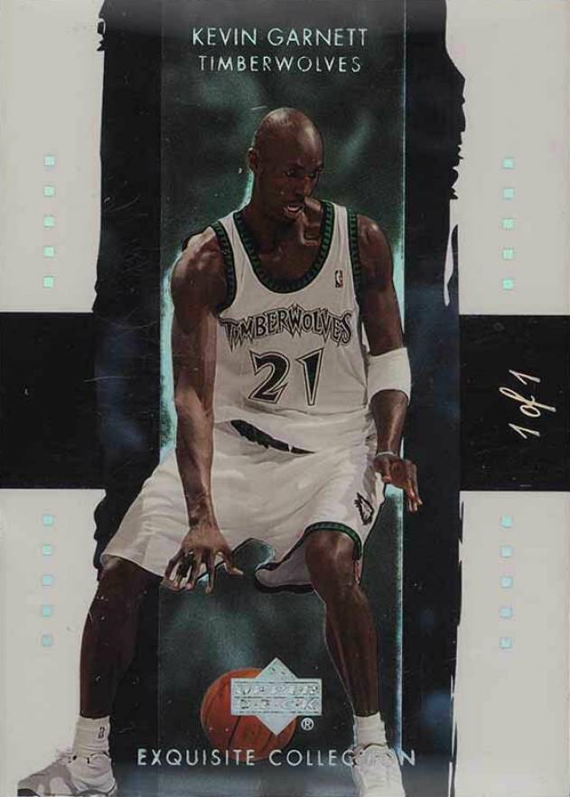 2003 Upper Deck Exquisite Collection Kevin Garnett #21 Basketball Card