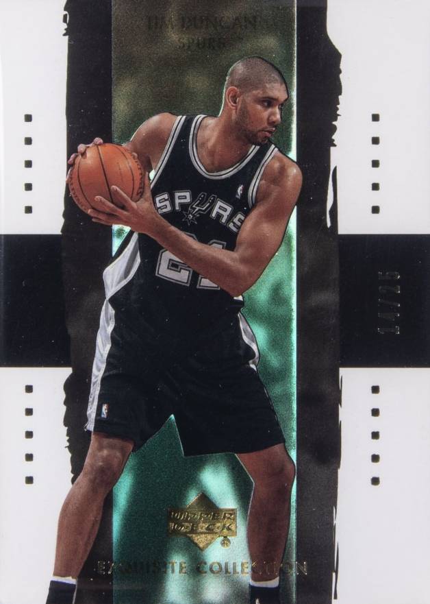 2003 Upper Deck Exquisite Collection Tim Duncan #35 Basketball Card