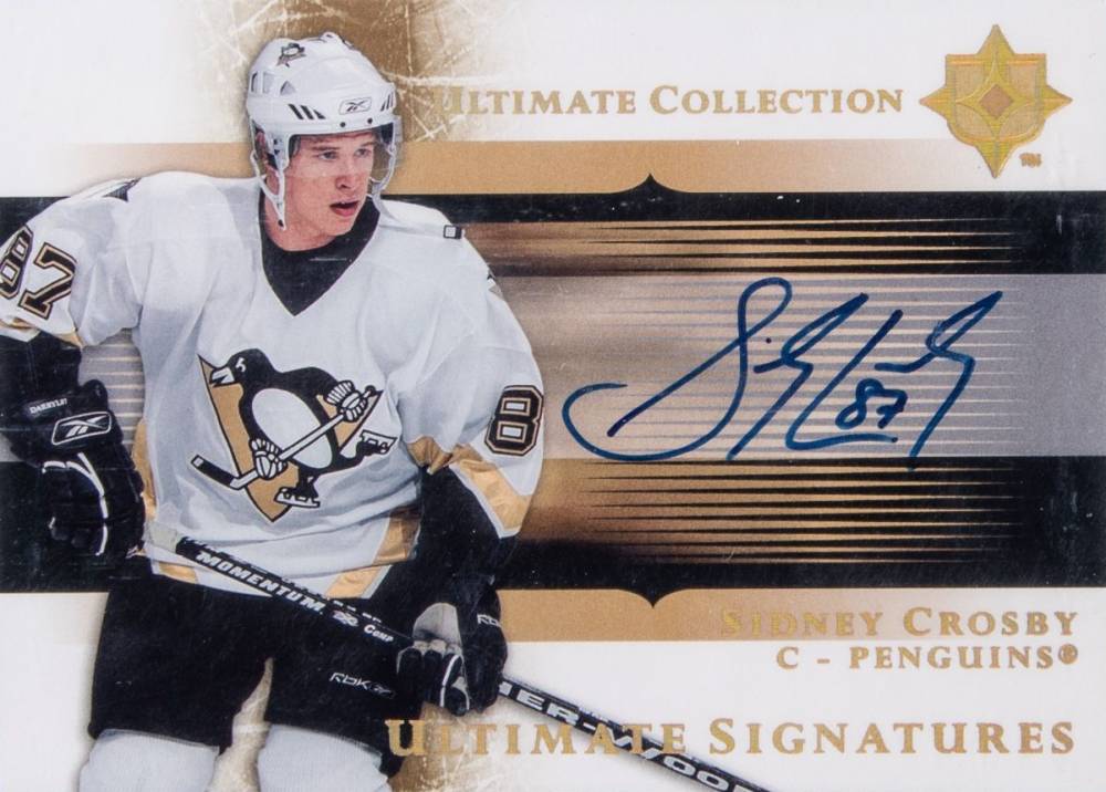 2005 Ultimate Collection Ultimate Signatures Sidney Crosby #US-SC Hockey Card