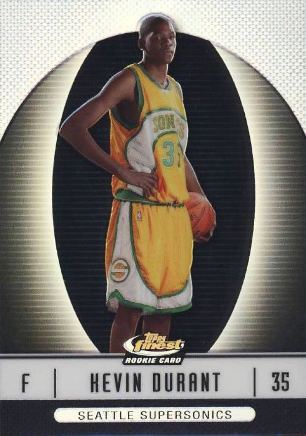 2006 Finest Kevin Durant #102 Basketball Card