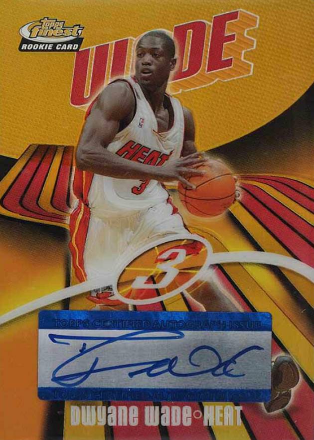 2003 Finest Dwyane Wade #158 Basketball Card