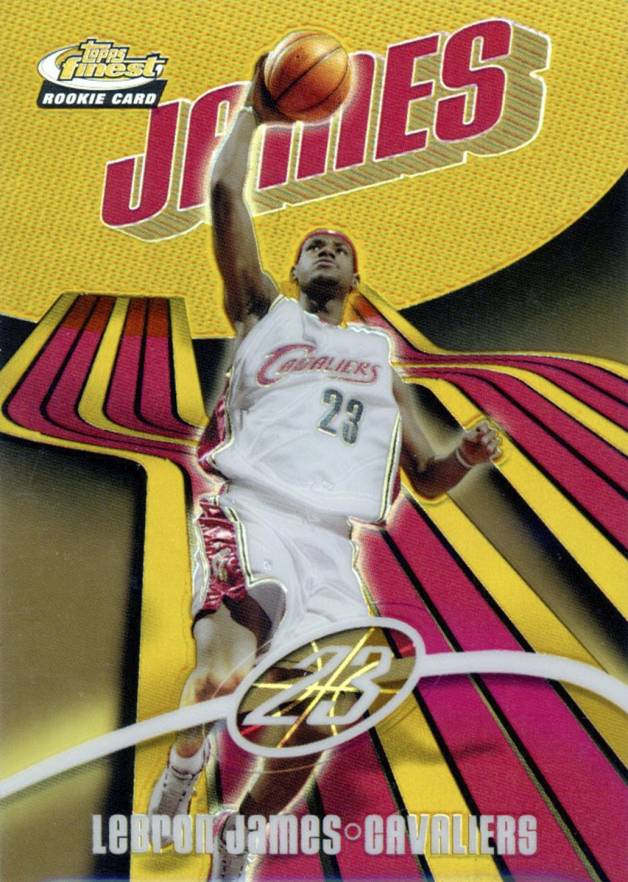 2003 Finest LeBron James #133 Basketball Card
