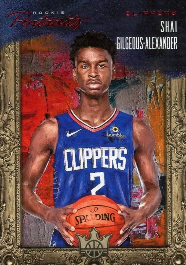 2018 Panini Court Kings Portraits Shai Gilgeous-Alexander #17 Basketball Card