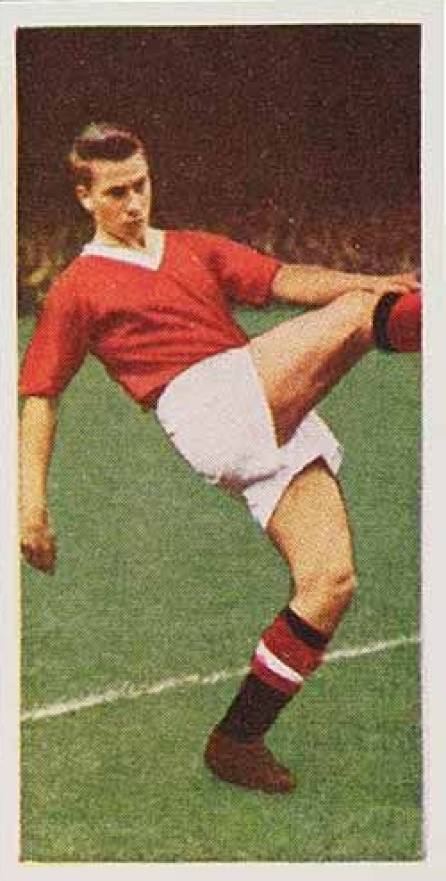 1959 Cadet Sweets Ltd. Footballers Bobby Charlton #25 Soccer Card