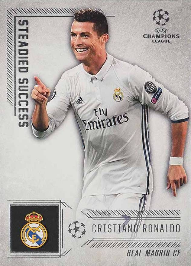 2016 Topps UEFA Champions League Steadied Success Cristiano Ronaldo #SS9 Soccer Card