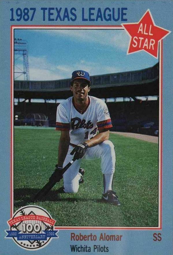 1987 Texas League All-Stars Roberto Alomar #8 Baseball Card