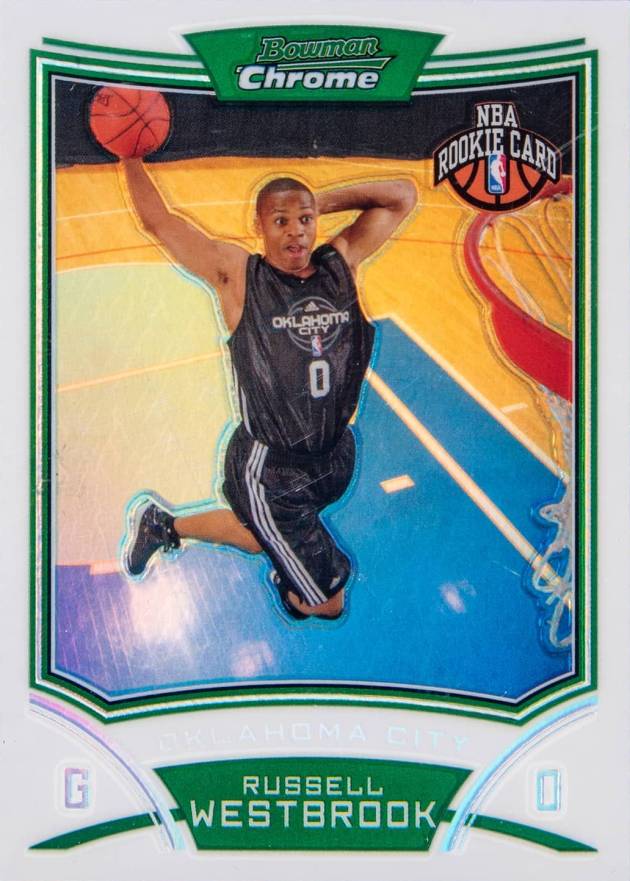 2008 Bowman Chrome Russell Westbrook #114 Basketball Card