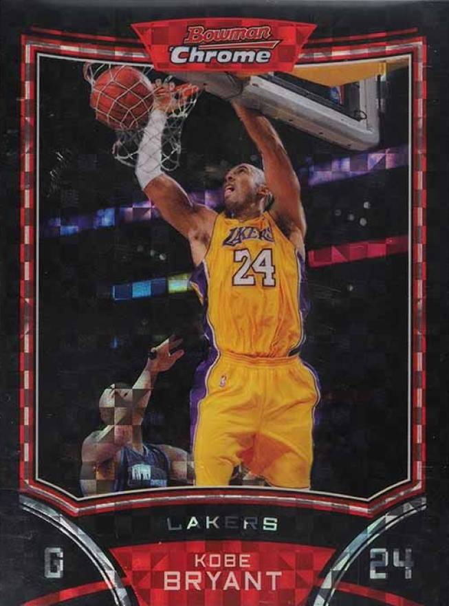 2008 Bowman Chrome Kobe Bryant #24 Basketball Card