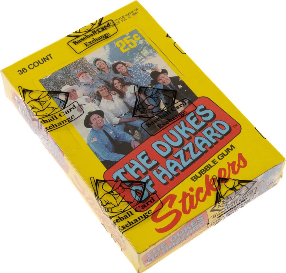 1981 Dukes of Hazzard Wax Pack Box #WPB Non-Sports Card