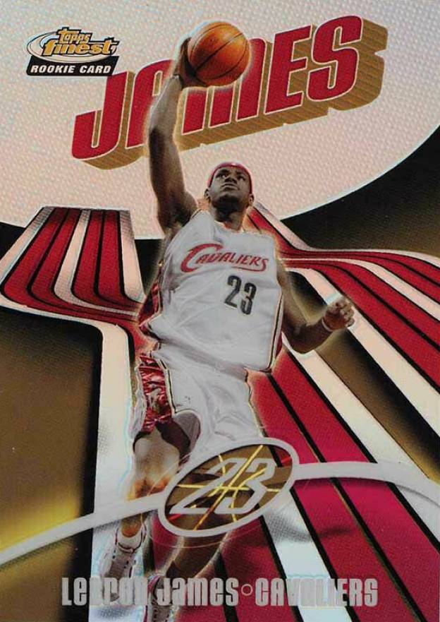 2003 Finest LeBron James #133 Basketball Card