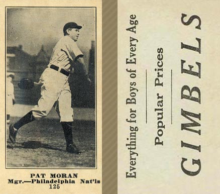 1916 Gimbels Pat Moran #125 Baseball Card
