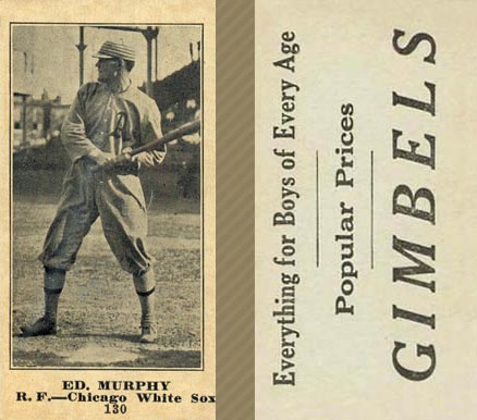 1916 Gimbels Ed. Murphy #130 Baseball Card
