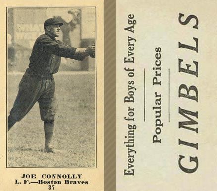 1916 Gimbels Joe Connolly #37 Baseball Card