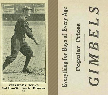 1916 Gimbels Charles Deal #44 Baseball Card