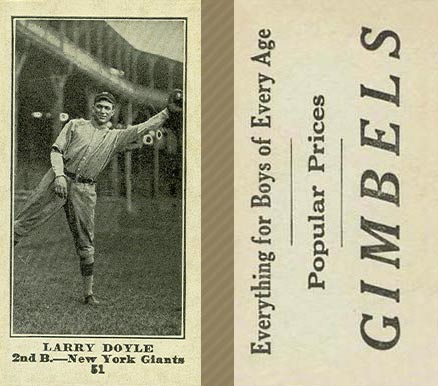 1916 Gimbels Larry Doyle #51 Baseball Card
