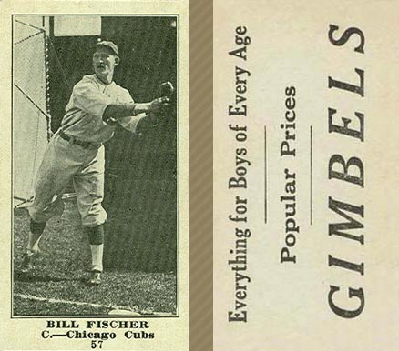 1916 Gimbels Bill Fischer #57 Baseball Card