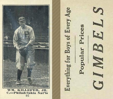 1916 Gimbels Wm. Killefer, Jr. #95 Baseball Card